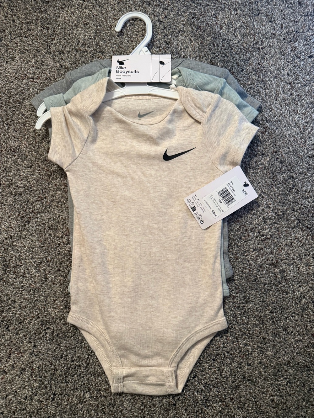 Nike Baby Bodysuit 3 Pack